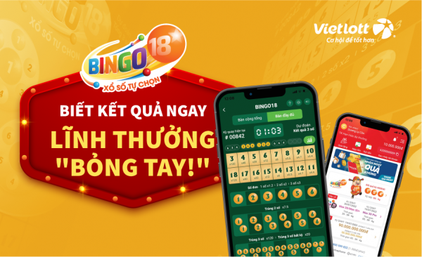 Thuê bao MobiFone đã có thể mua xổ số quay nhanh Bingo18 trên Vietlott SMS -0