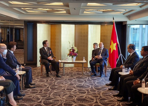 Chủ tịch nước thăm hỏi, chia buồn với Phu nhân cố Thủ tướng Nhật Bản Abe -0