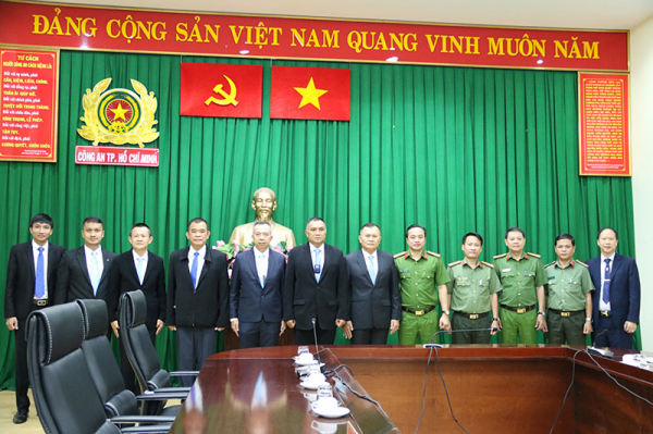 Công an TP Hồ Chí Minh tiếp đoàn Cảnh sát Hoàng gia Thái Lan -0