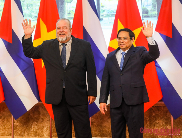 Lễ đón Thủ tướng Cuba Manuel Marreo Cruz thăm chính thức Việt Nam -0