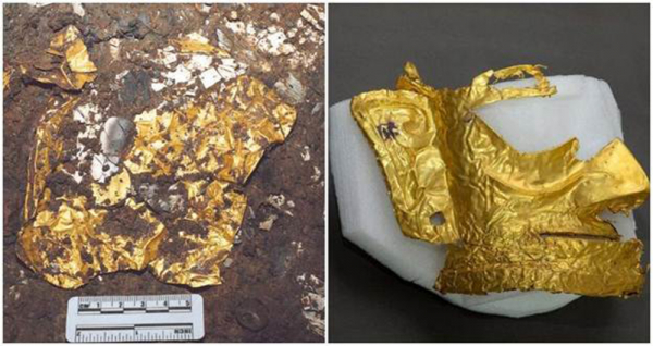 Mặt nạ vàng hơn 3.000 năm tuổi -0
