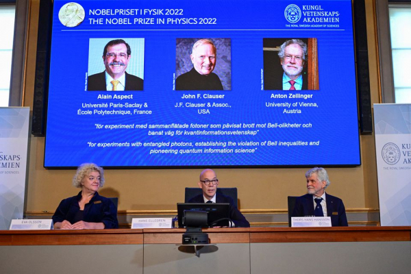 Nghiên cứu về khoa học lượng tử về Giải Nobel Vật lý 2022 -0