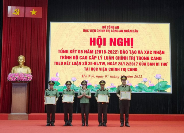 Học viện Chính trị CAND tổng kết 5 năm đào tạo, xác nhận trình độ Cao cấp lý luận chính trị -0