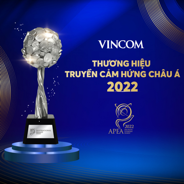 Vincom Retail nhận Giải thưởng Inspirational Brand Award tại APEA -0