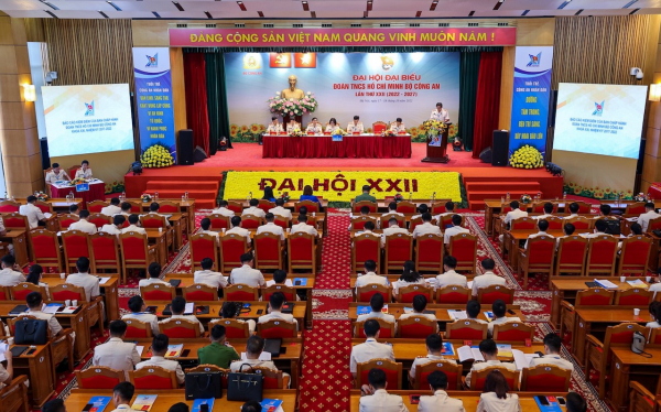 Đại hội đại biểu Đoàn Thanh niên Bộ Công an lần thứ XXII tiến hành Phiên thứ nhất -0