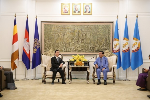 Quan hệ Việt Nam-Campuchia phát triển tốt đẹp trên các lĩnh vực -0