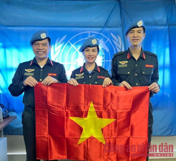 Sĩ quan CAND Việt Nam tại UNMISS: Tự hào hai tiếng Việt Nam -0