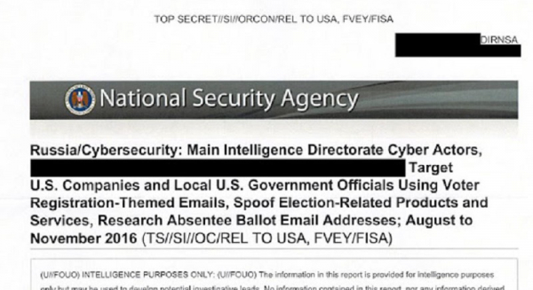 Vụ lộ tài liệu mât của NSA cho Nga -0