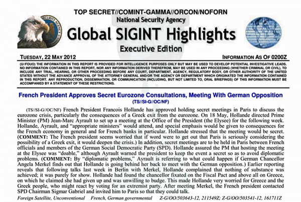 Vụ lộ tài liệu mât của NSA cho Nga -0
