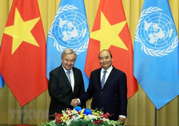 Tổng Thư ký Liên hợp quốc kết thúc chuyến thăm chính thức Việt Nam -0