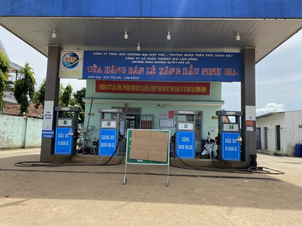 12 doanh nghiệp bán lẻ xăng dầu ở Lâm Đồng hết xăng -0
