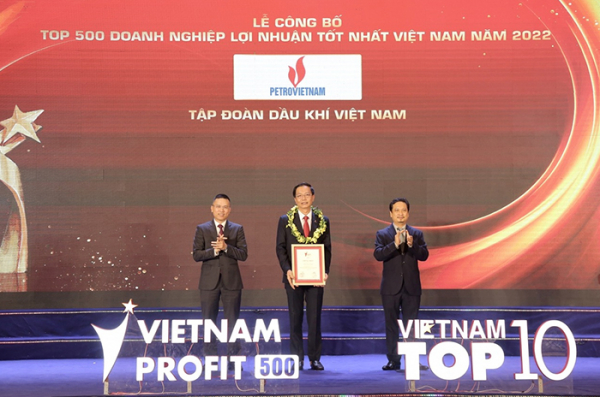 Petrovietnam tiếp tục khẳng định vị trí doanh nghiệp lợi nhuận tốt nhất  Việt Nam năm 2022 -0