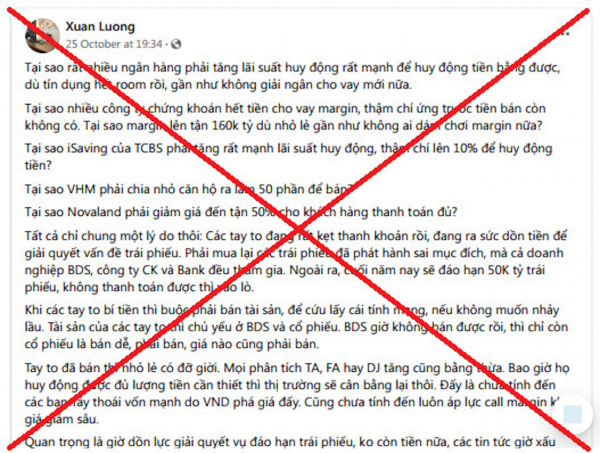 Làm việc với hai đối tượng thông tin sai sự thật về thị trường tài chính, chứng khoán, gây bất an dư luận  -0