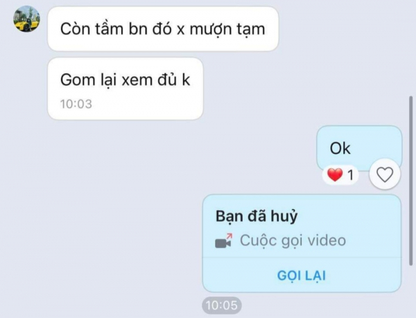 Chiêu trò giả mạo người quen, gọi và nhắn tin qua Zalo “mượn” tiền -0