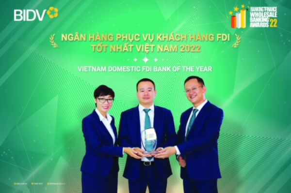 BIDV -  Ngân hàng phục vụ khách hàng FDI tốt nhất Việt Nam năm 2022 -0