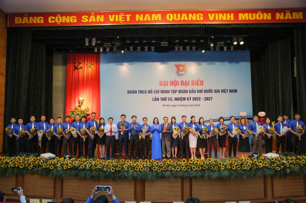 Tổ chức thành công Đại hội đại biểu Đoàn Thanh niên Tập đoàn Dầu khí Quốc gia lần thứ III, nhiệm kỳ 2022-2027 -0