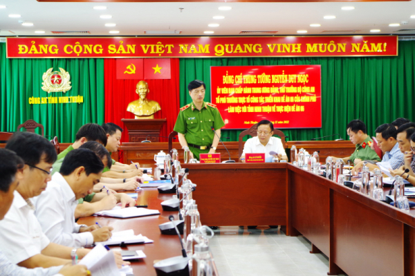 Deputy Minister Nguyen Duy Ngoc inspects implementation of Project 06 in Ninh Thuan -0