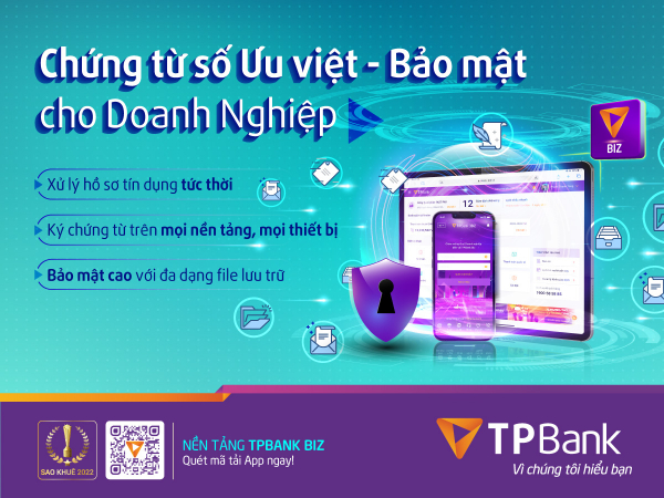 TPBank tiên phong triển khai giải ngân online và chứng từ số cho khách hàng doanh nghiệp -0