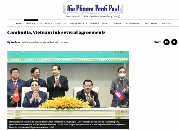 Truyền thông Campuchia đưa tin đậm nét chuyến thăm của Thủ tướng Phạm Minh Chính -0