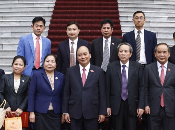 Chủ tịch nước tiếp Đoàn Đại biểu cấp cao Ban Tổ chức Trung ương Đảng NDCM Lào -0