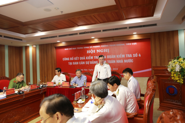 Đồng chí Đaị tướng Tô Lâm chủ trì Hội nghị công bố kết quả kiểm tra của Đoàn kiểm tra số 4 tại Ban cán sự đảng Kiểm toán Nhà nước -0