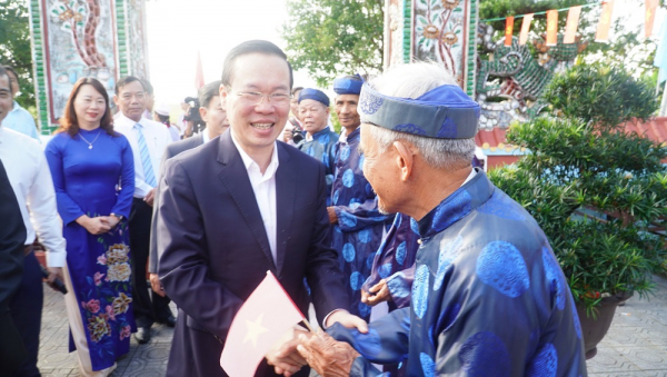 Đồng chí Thường trực Ban Bí thư Võ Văn Thưởng dự Ngày hội Đại đoàn kết tại Thừa Thiên-Huế -0