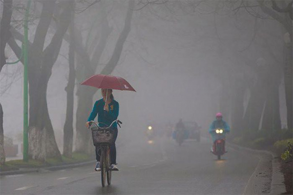 Miền Bắc có mưa vài nơi, sáng sương mù nhẹ; Nam Bộ mưa to -0