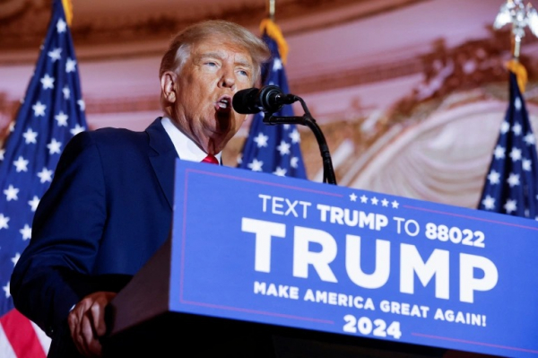Cựu Tổng thống Donald Trump chính thức tuyên bố tranh cử năm 2024 -0