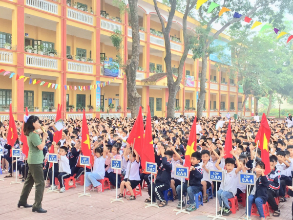 Trường Cao đẳng ANND I tuyên truyền về phòng chống bạo lực học đường cho học sinh tiểu học trên địa bàn -0