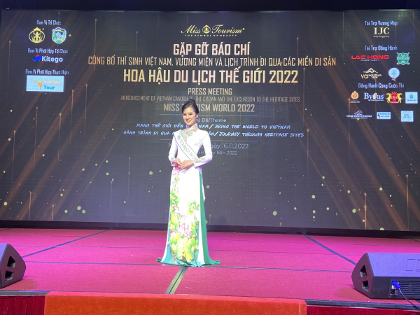 Á hậu 1 Hoa hậu Hoàn cầu - Lê Thị Hương Ly đại diện Việt Nam dự cuộc thi Hoa hậu Du lịch Thế giới 2022 -0