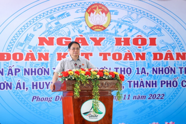 Thủ tướng Phạm Minh Chính: Đại đoàn kết phải diễn ra hằng ngày, hằng giờ ở các khu dân cư, các ngành, các cấp -0