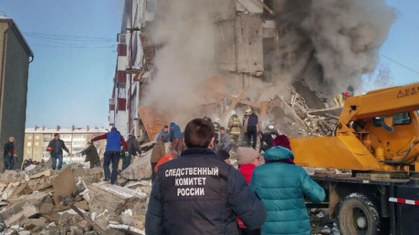 Sập chung cư sau vụ nổ gas ở Nga, 9 người thiệt mạng -0