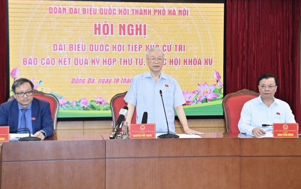 Tổng Bí thư thông tin tới cử tri Hà Nội về chuyến thăm chính thức Trung Quốc -0