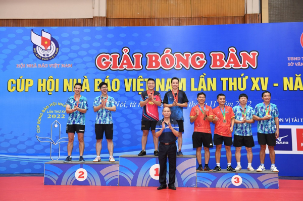 Bế mạc giải Bóng bàn Cúp Hội Nhà báo Việt Nam lần thứ XV -0