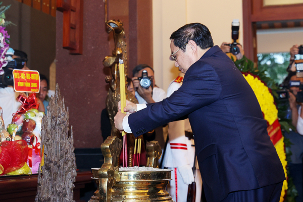 Thủ tướng Phạm Minh Chính dự các hoạt động kỷ niệm 100 năm Ngày sinh đồng chí Võ Văn Kiệt -0