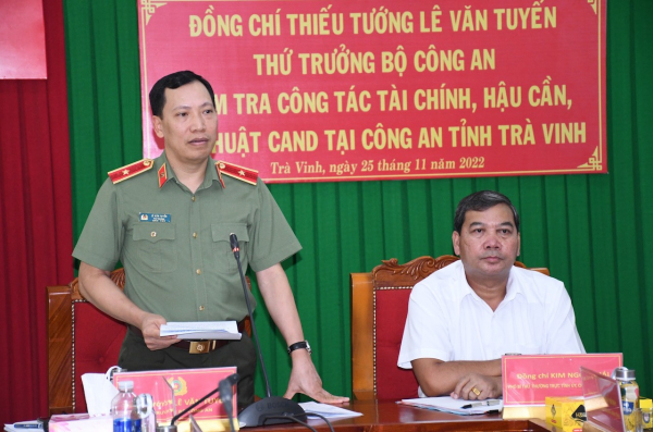 Thứ trưởng Lê Văn Tuyến kiểm tra công tác tại Trà Vinh -0