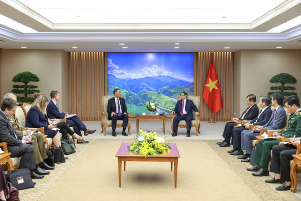 Thủ tướng Phạm Minh Chính tiếp Phó Thủ tướng, Bộ trưởng Quốc phòng Australia -0