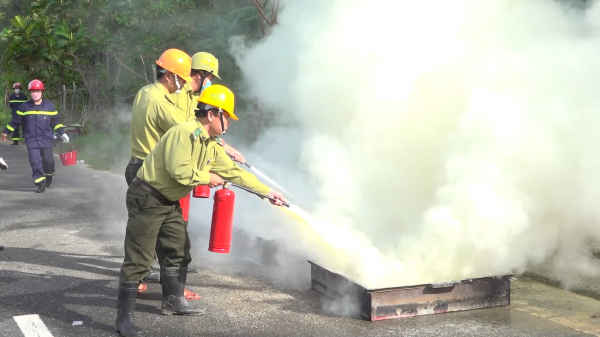 Thực tập phương án chữa cháy rừng tại bán đảo Sơn Trà (Đà Nẵng)  -0