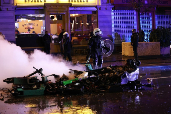 Brussels tan hoang vì bạo loạn sau trận thua của tuyển Bỉ -3