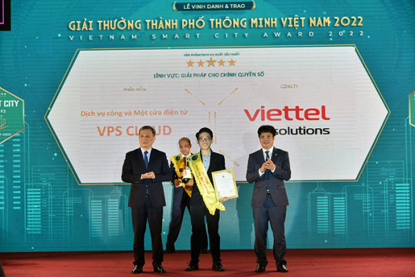 Giải pháp trên nền tảng Cloud của Viettel Solutions đạt hạng 5 sao tại  Smart City Vietnam 2022 -0