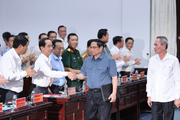 Thủ tướng Phạm Minh Chính làm việc với lãnh đạo tỉnh Bạc Liêu -0