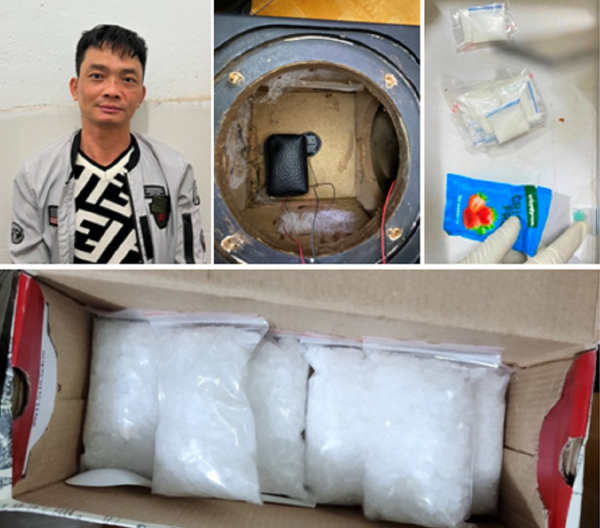 Giấu ma túy vào đồ điện tử để chuyển từ TP Hồ Chí Minh về Hải Phòng -0