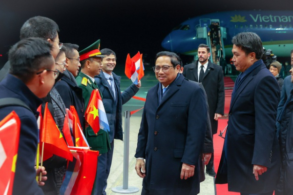 Thủ tướng Phạm Minh Chính bắt đầu thăm chính thức Luxembourg -0