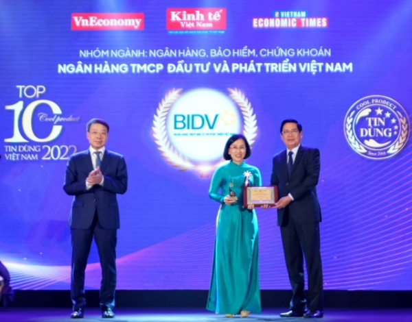 Hai sản phẩm của BIDV nhận giải thưởng Tin dùng Việt Nam 2022 -0