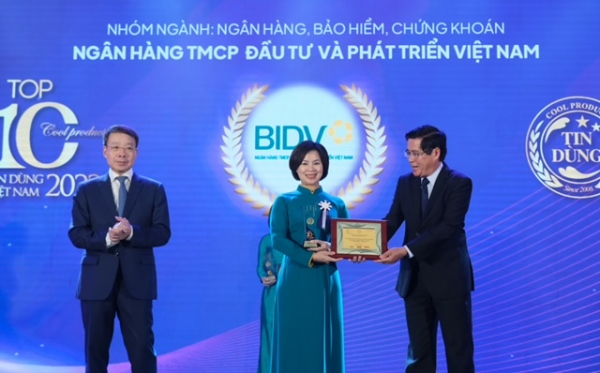 Hai sản phẩm của BIDV nhận giải thưởng Tin dùng Việt Nam 2022 -0