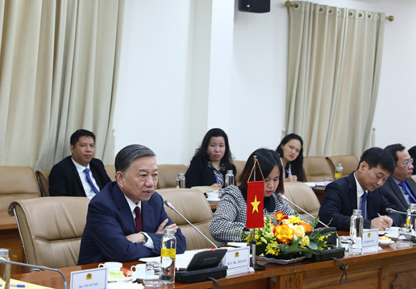 Minister To Lam receives the US - ASEAN Business Council delegation -0