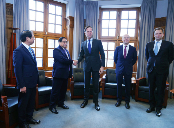 Thủ tướng Chính phủ Phạm Minh Chính hội đàm  với Thủ tướng Hà Lan Mark Rutte -0