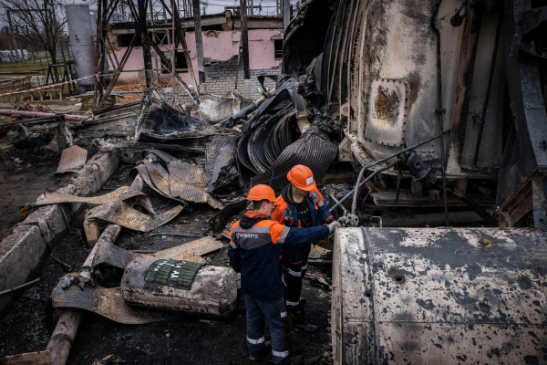 Ukraine: Toàn bộ nhà máy nhiệt điện đã bị tên lửa Nga đánh trúng -0