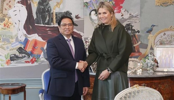 PM Chinh meets Dutch Queen Maxima -0