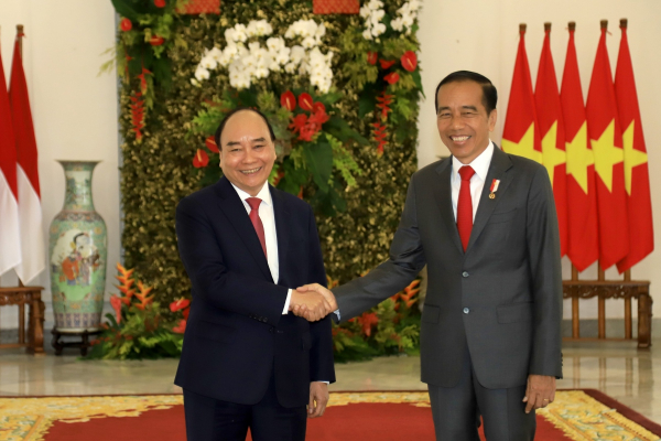 Tổng thống Indonesia chủ trì lễ đón cấp Nhà nước Chủ tịch nước Nguyễn Xuân Phúc -0